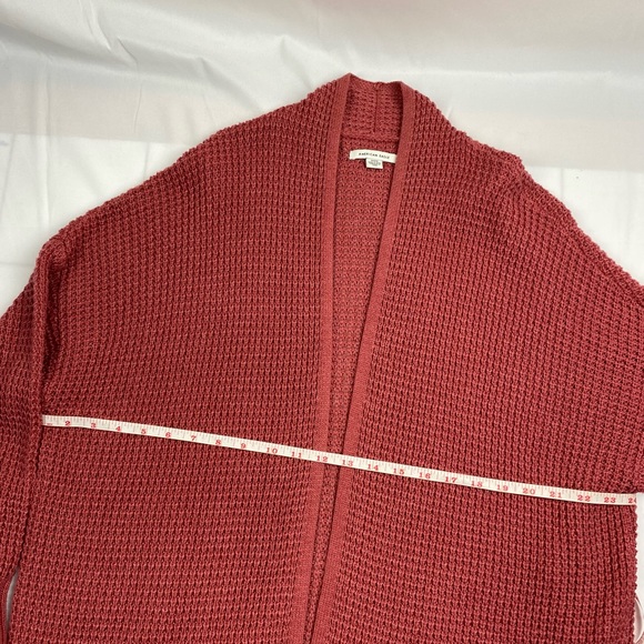 American Eagle- Sweater. Orange . Size M. Open front. - Picture 8 of 8